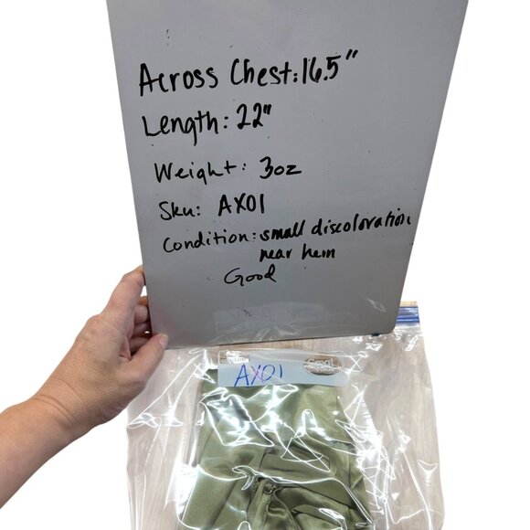 Classiques Entier Vintage Silk Scoop Neck Sleeveless Tank Top Green Size Medium - Picture 11 of 11